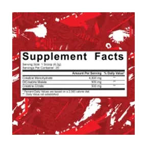 5% Nutrition Creatine Code Red WildBerry 126g 2