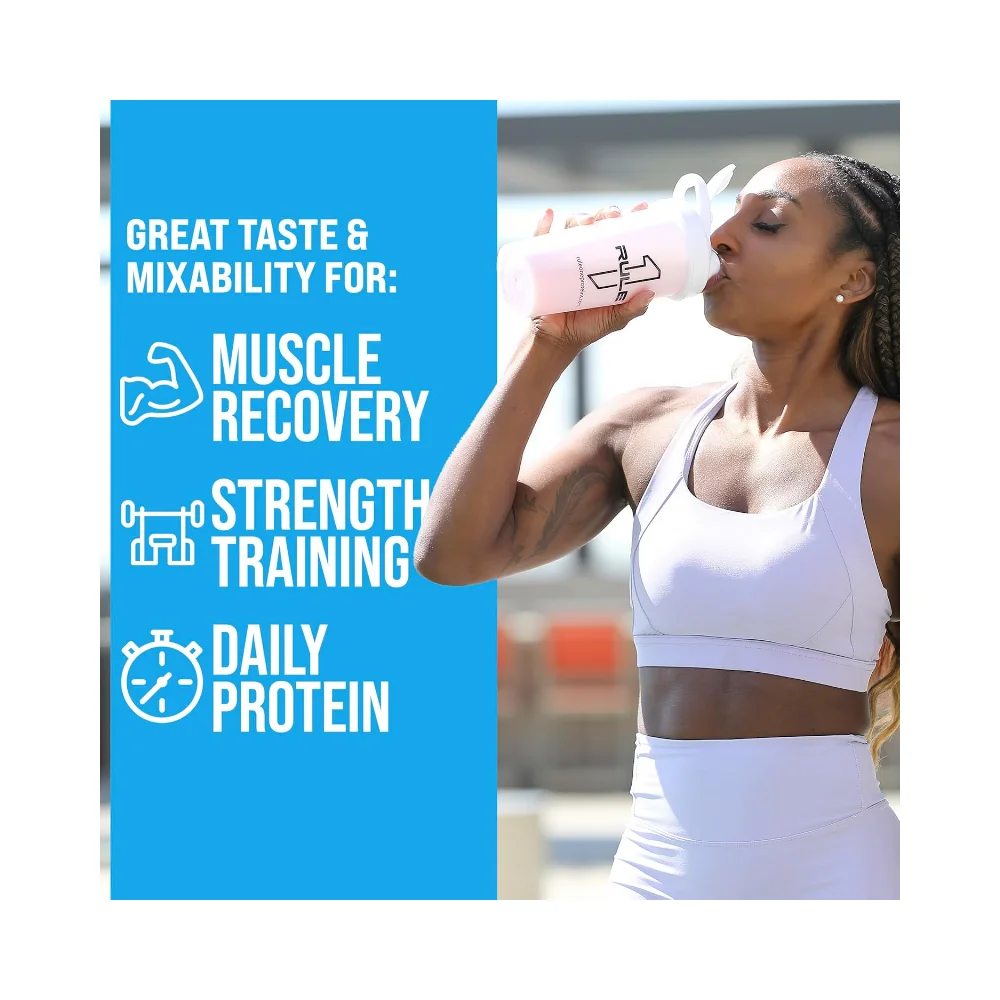 Rule 1 Whey Protein 2240g Strawberries and Cream 4