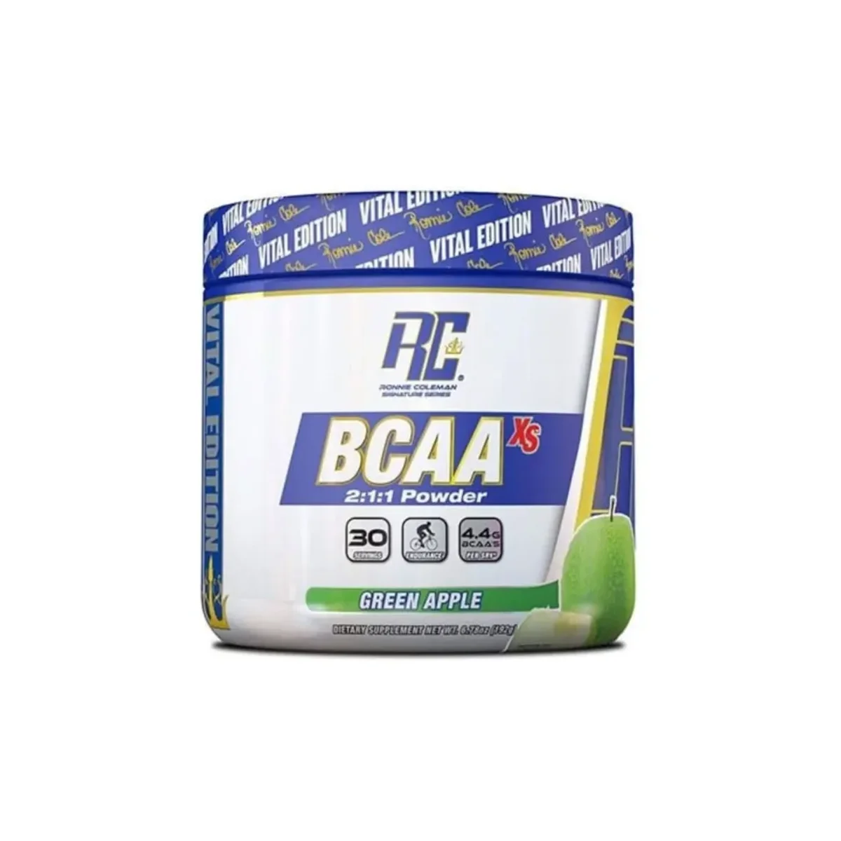 Ronnie Coleman Signature Series BCAA XS Powder Green Apple 183g