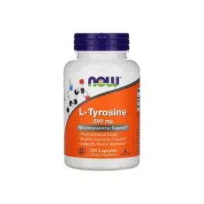 Now L-Tyrosine 500mg 120 capsule 1