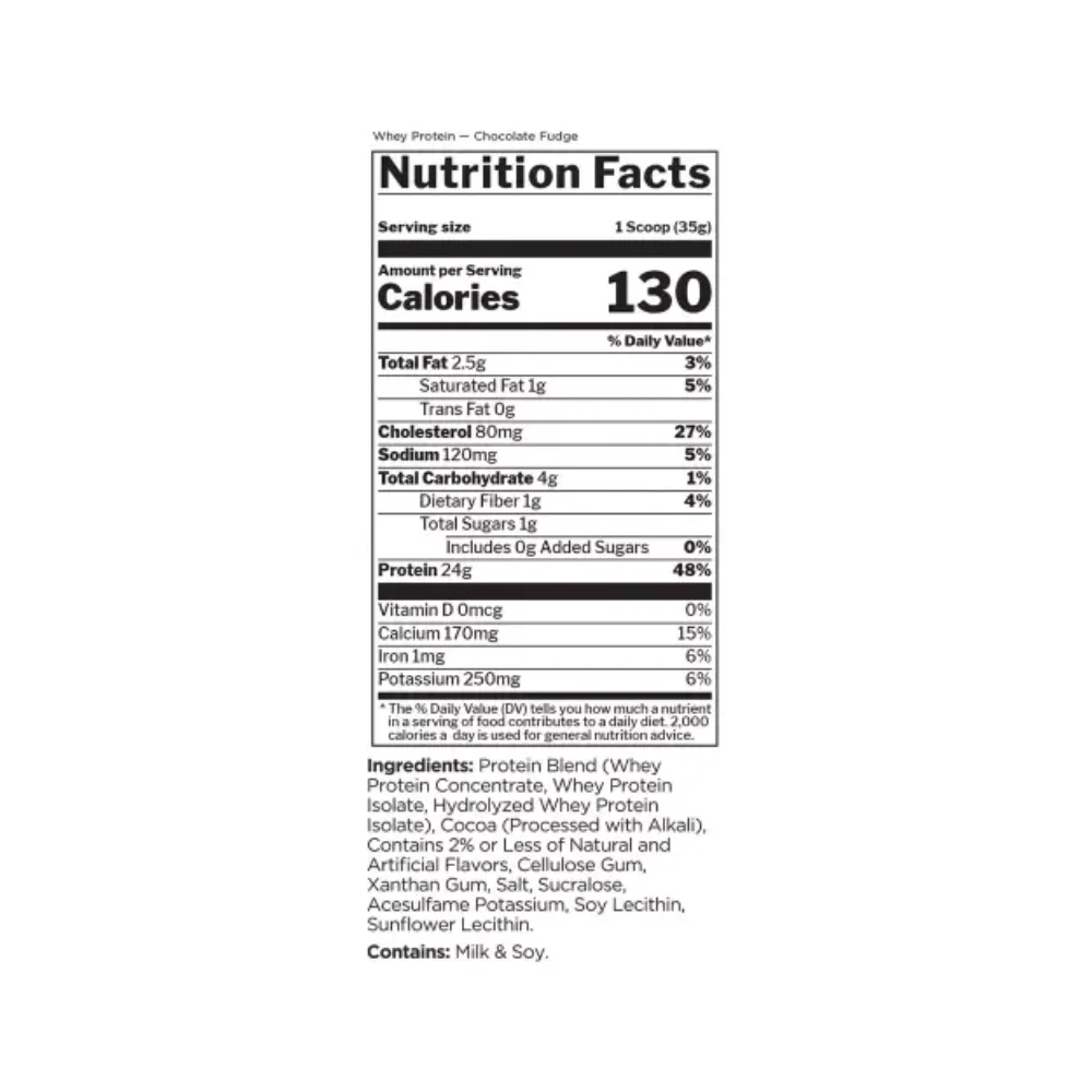 Rule 1 Whey Protein 35g Chocolate Fudge 2