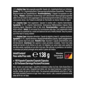 Weider L-Arginine 5.000mg 100 caps 3