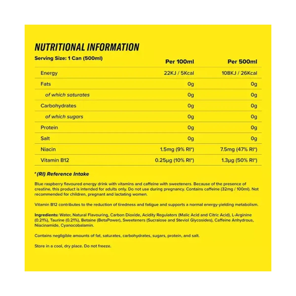 Cellucor C4 Energy Drink Orange 500ml 2