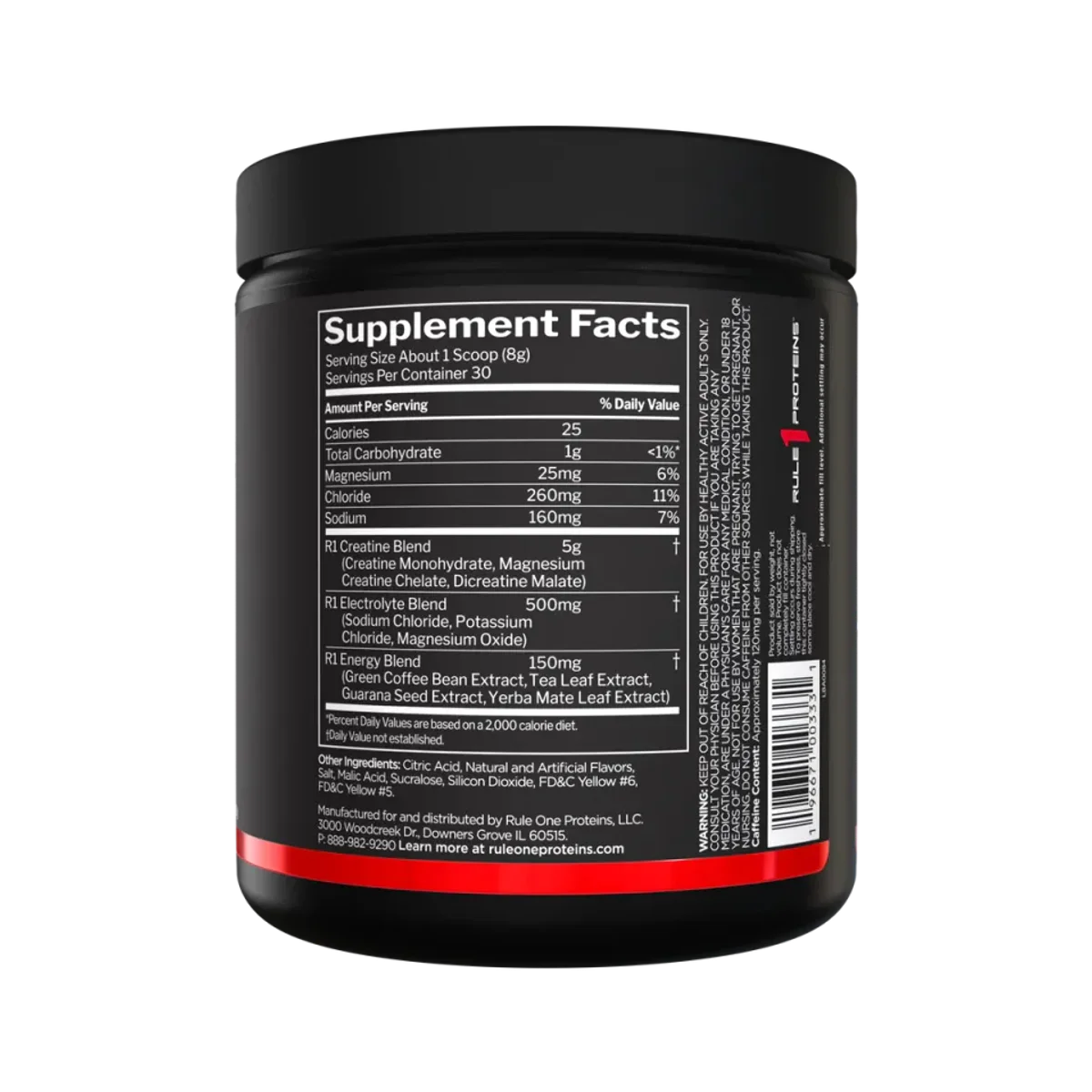 Rule 1 Charged Creatine Mandarin Mango 240g 2