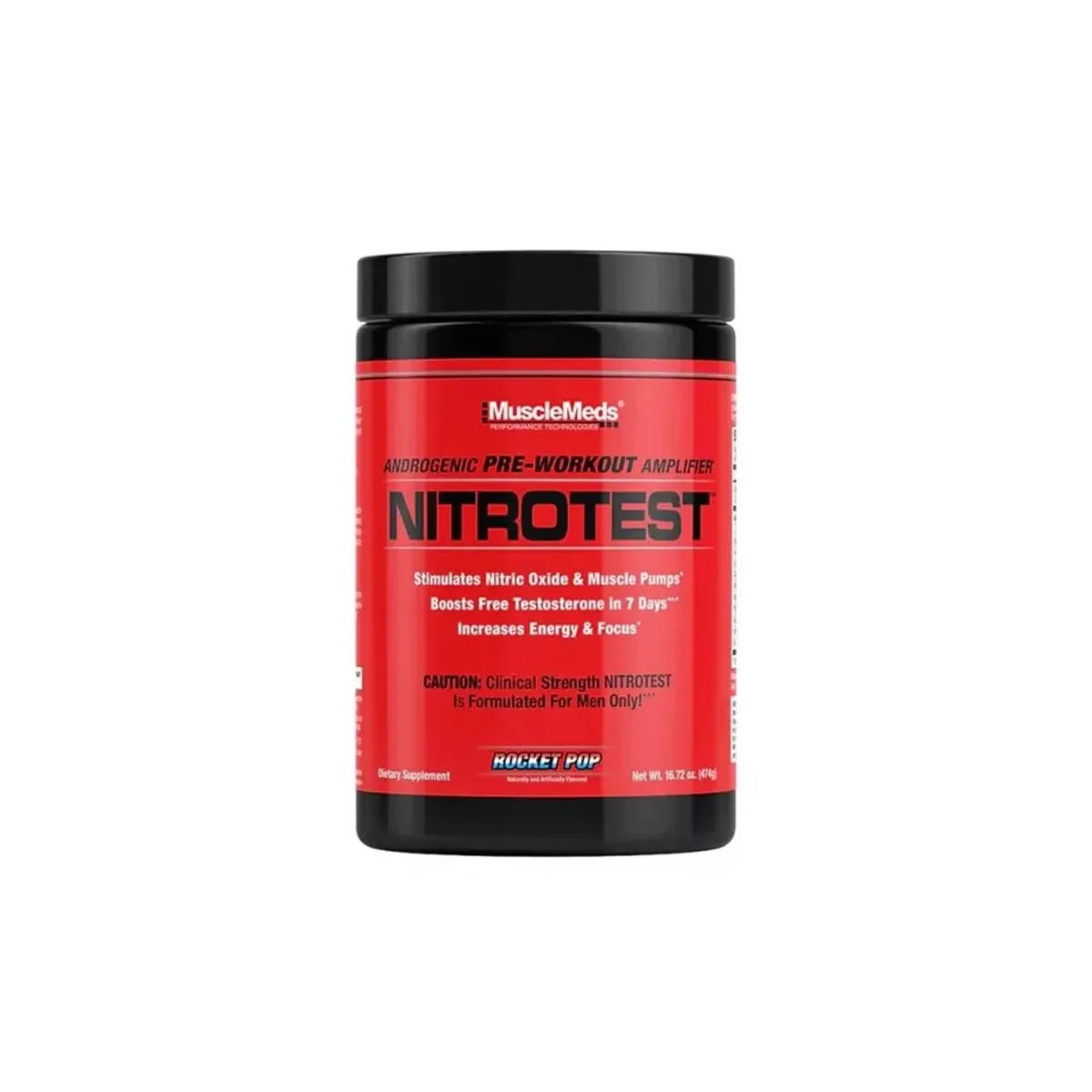 MuscleMeds Nitrotest Blue Raspberry 30 serviri 1