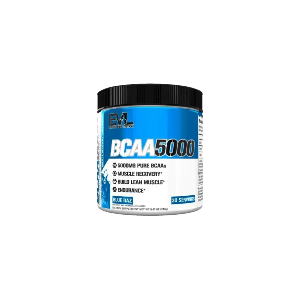 Evlution Nutrition BCAA 5000 BlueRazz 240g