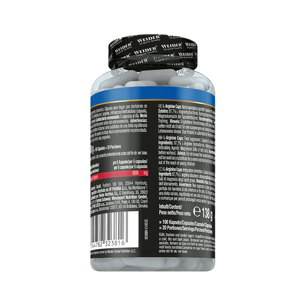 Weider L-Arginine 5.000mg 100 caps 2