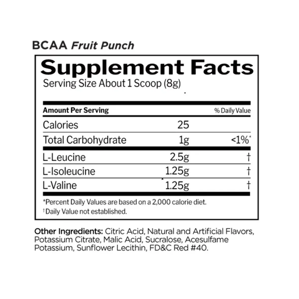 Rule 1 BCAA 480g Fruit Punch 3