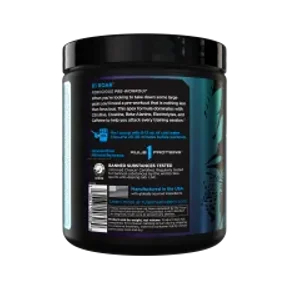 Rule 1 Roar Pre-workout 30 Serviri Blue Razz 3