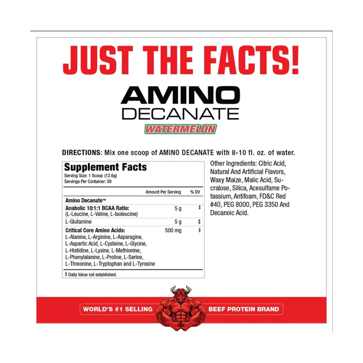 MuscleMeds Amino Decante DecaDrive Watermelon 378g 2