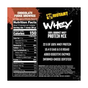 Mutant Whey Chocolate Fudge Brownie 908g 2
