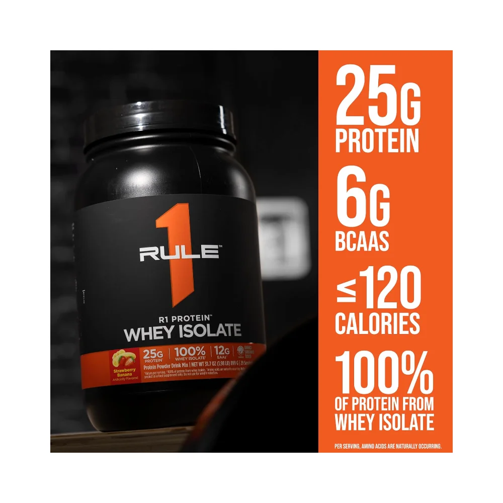 Rule 1 R1 Protein Whey Isolate 899g Cafe Mocha 5