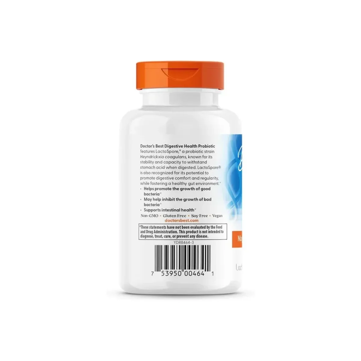 Doctor's Best Digestive Health Probiotic 2 Bilion with LactoSpore 60vcaps 3