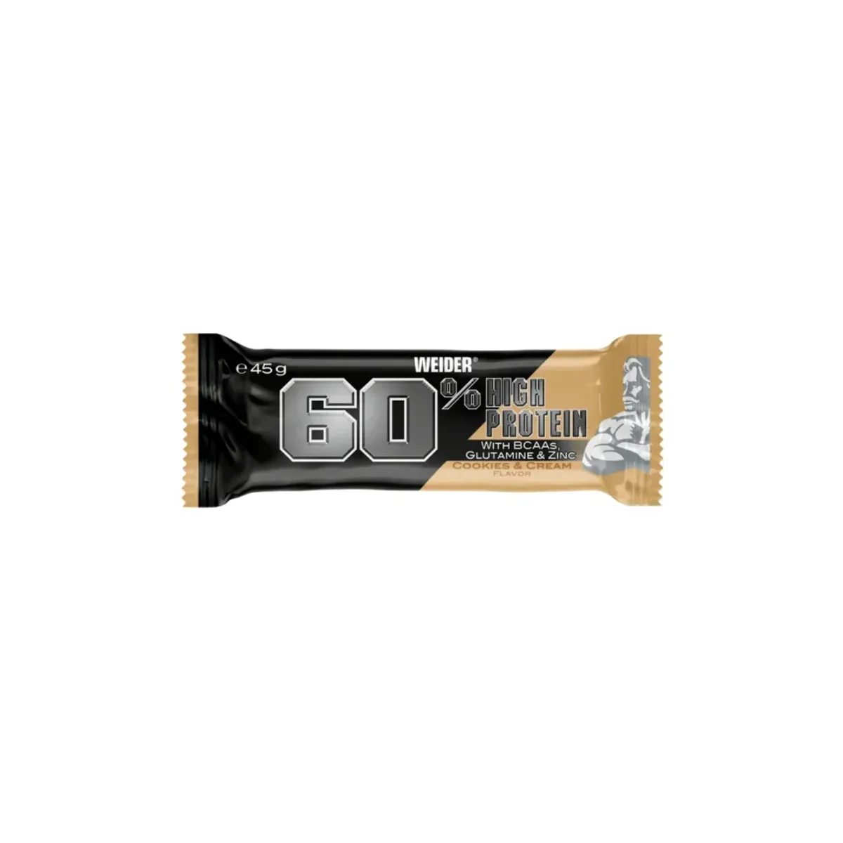 Weider 60% High Protein Bar Cookies Cream 45g