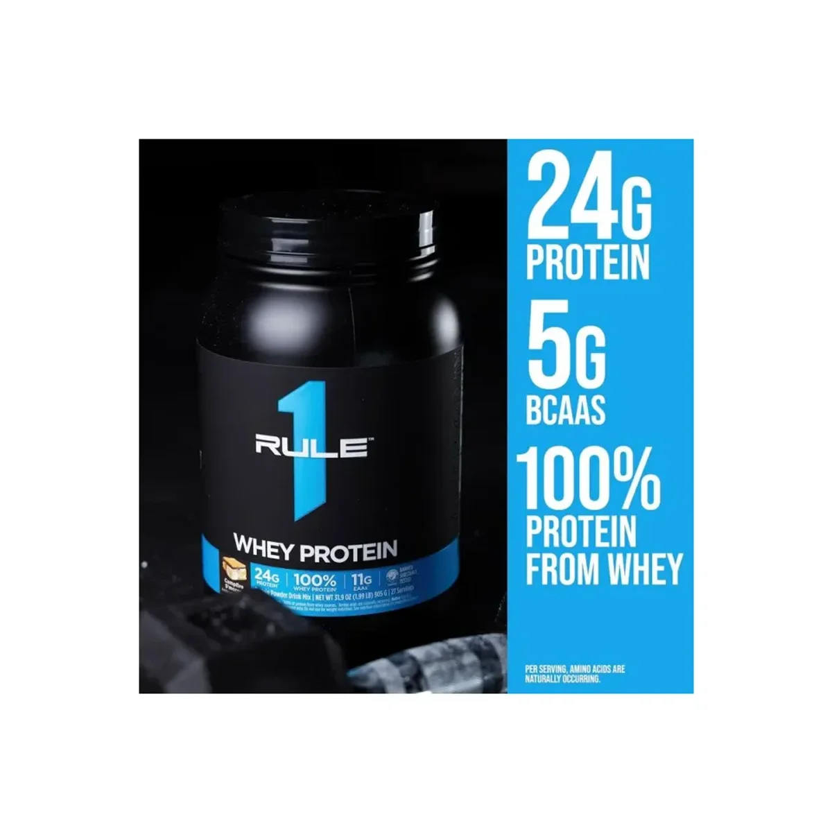 Rule 1 Whey Protein 905g Salted Caramel 4