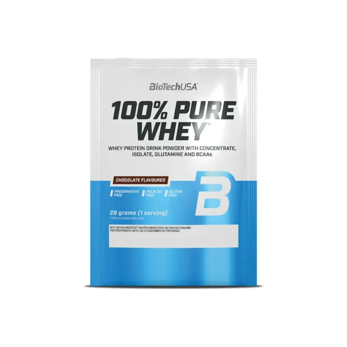 BioTech USA 100% Pure Whey Ciocolată 28g