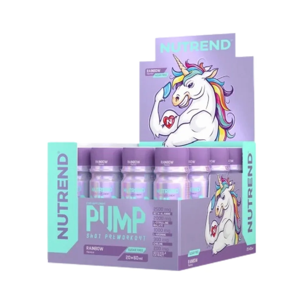 Nutrend Pump Shot Stim Free Rainbow 60ml 3