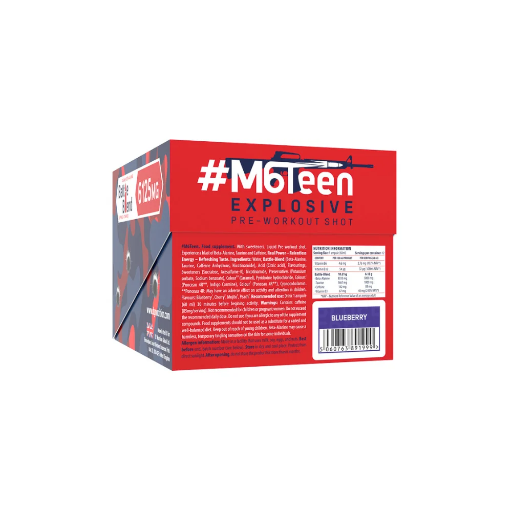 Dorian Yates M6 Teen Shot Blueberry 60ml 2