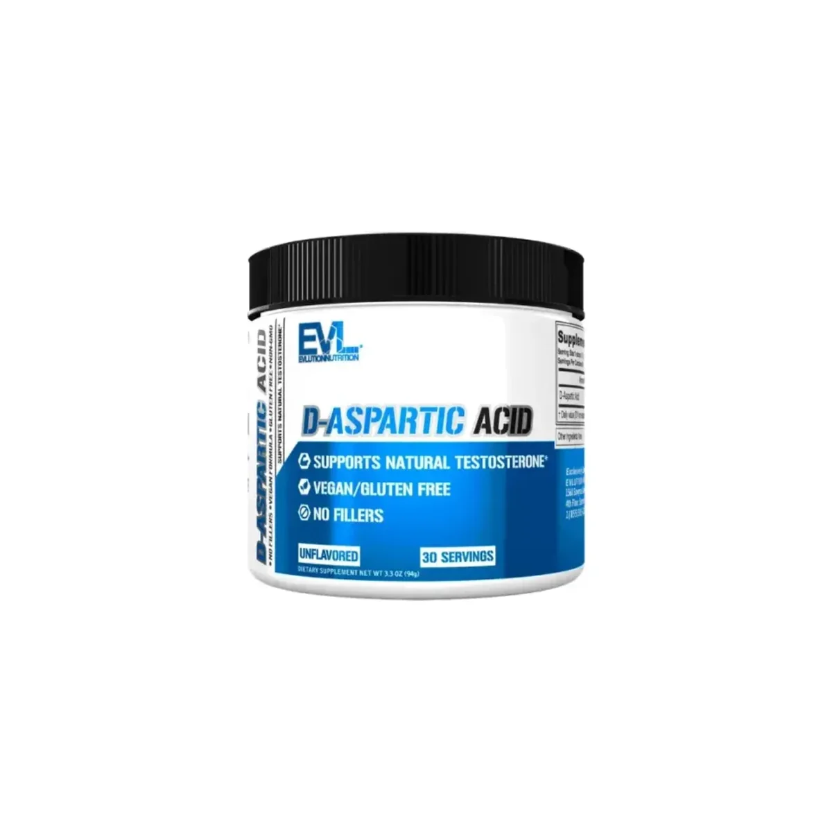EVLution Nutrition D-Aspartic Acid 94 g