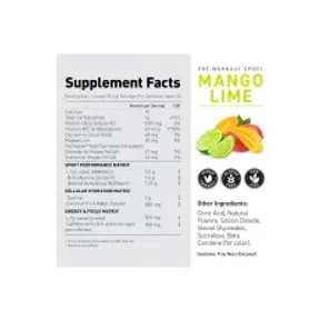 Kaged Muscle Pre-workout Sport Mango Lime 259g 2