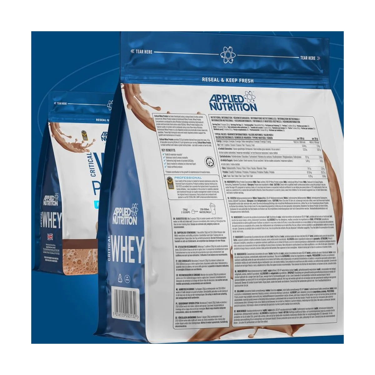 Applied Nutrition Critical Whey Chocolate 900g