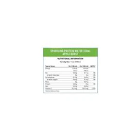 Applied Nutrition Sparkling Protein Water Apple 330ml 2