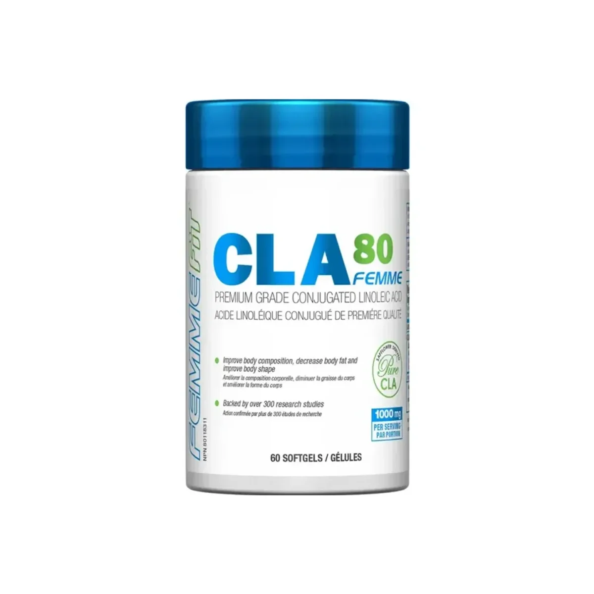 AllMax Nutrition CLA 80 Femme 60 softgel