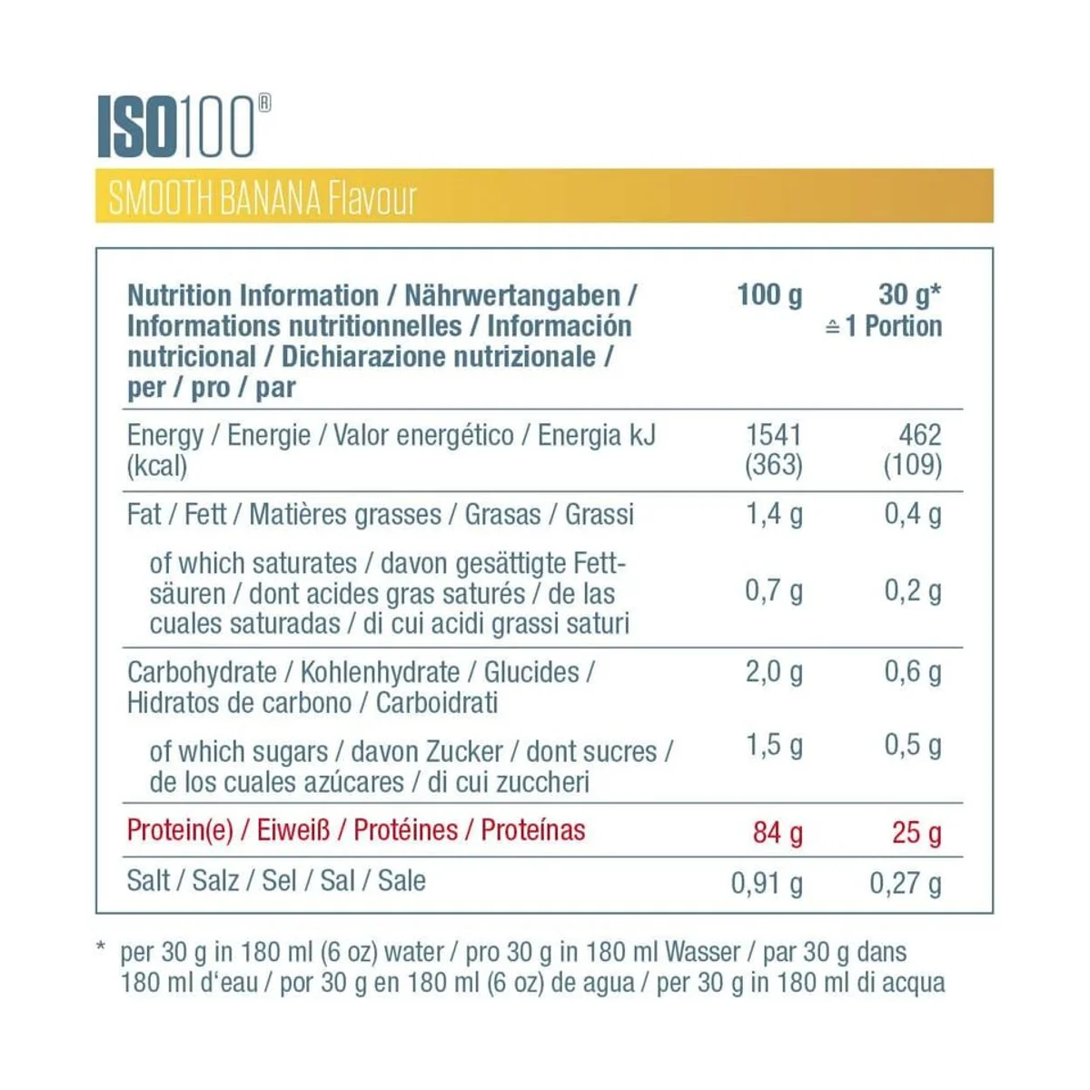 Dymatize Iso 100 Hydrolyzed 932g Smooth Banana 2