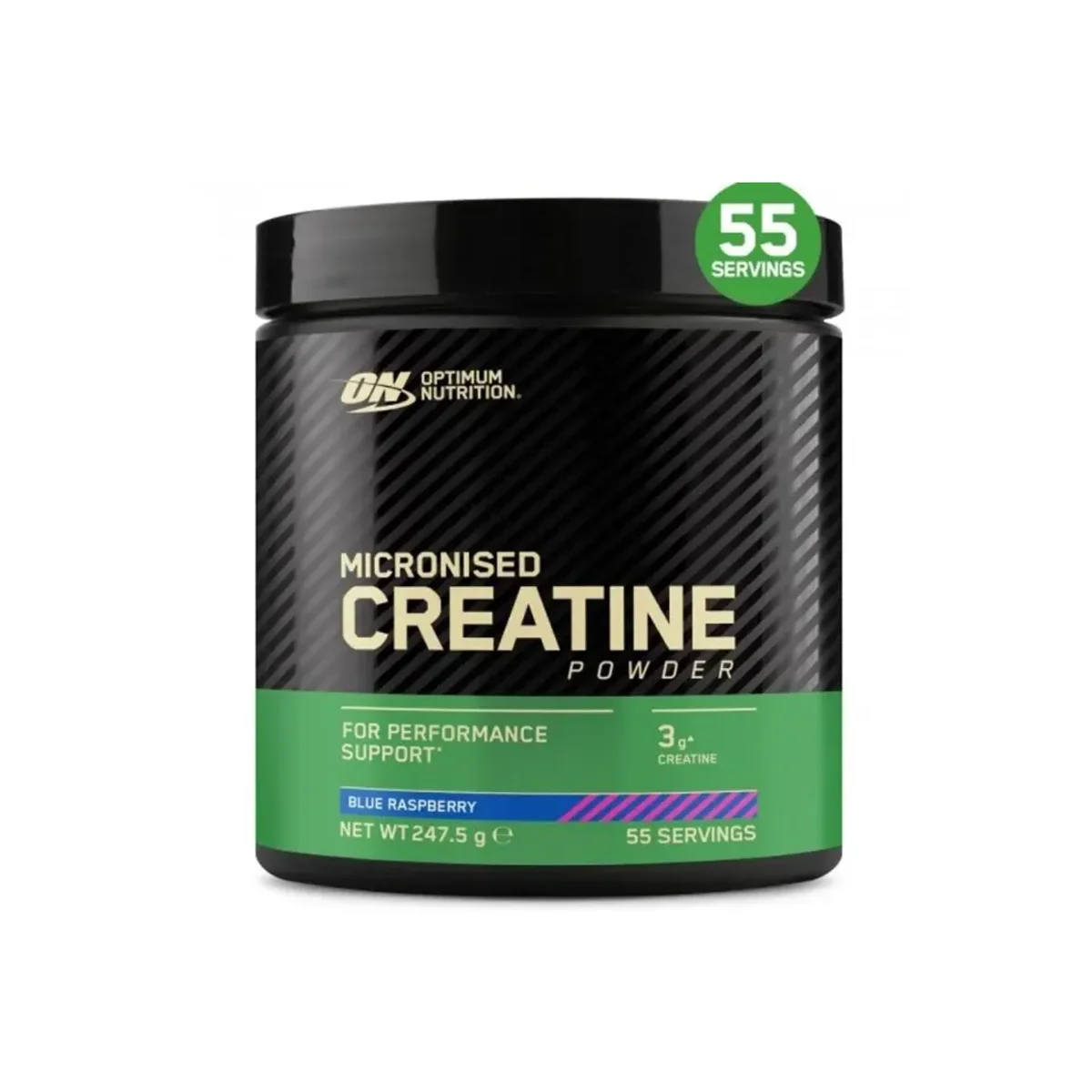 Optimum Nutrition Micronised Creatine 247g Blue Raspberry