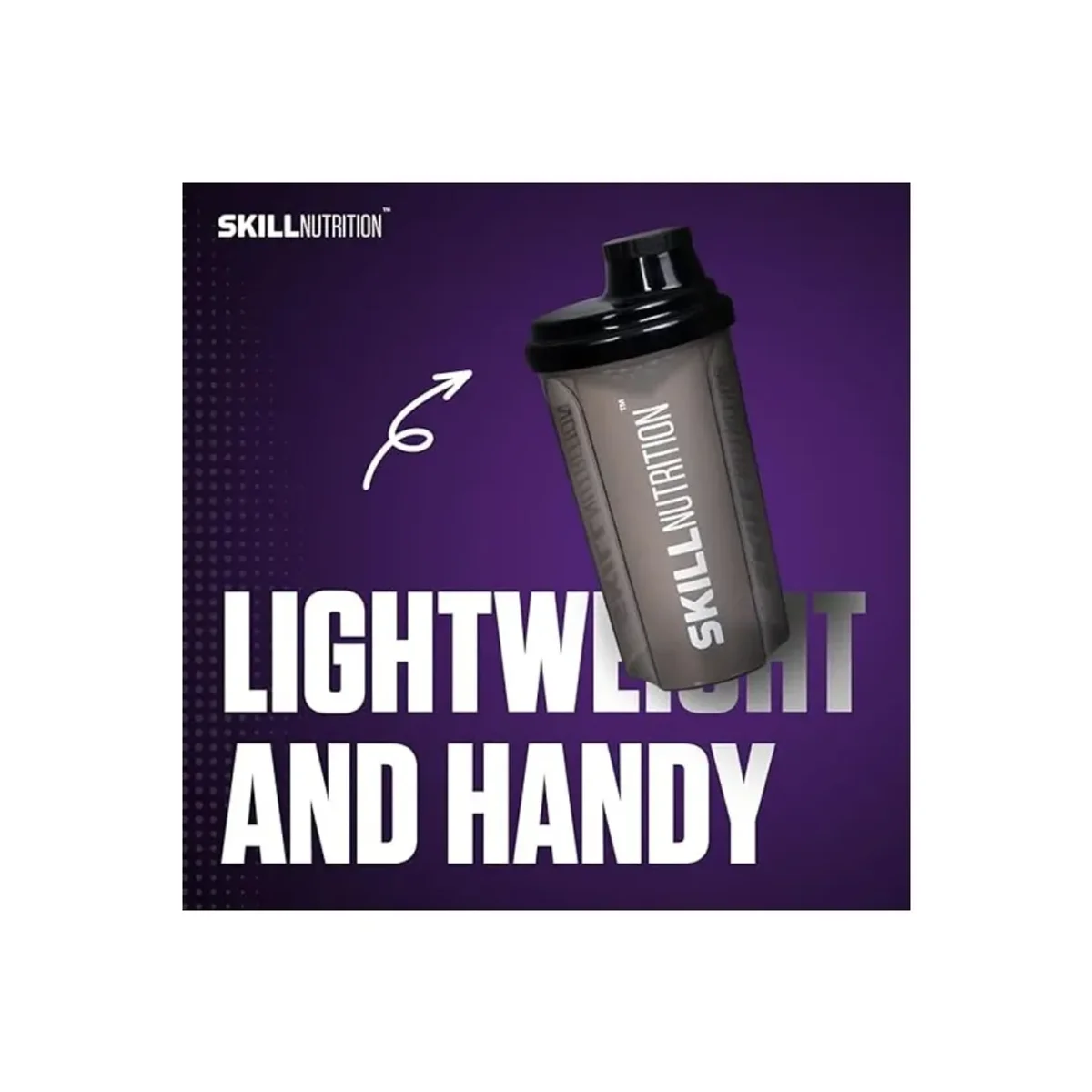 Skill Nutrition Shaker Smoked Transparent 700ml 2
