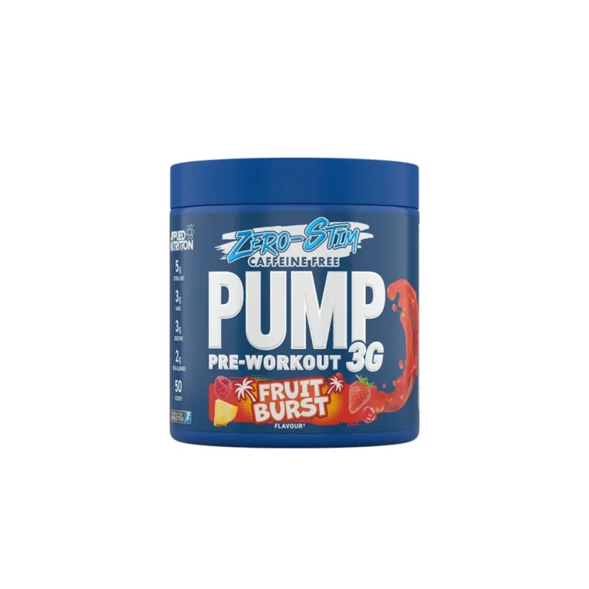 Applied Nutrition Pump 3G Pre-workout Zero Stimm Fruit Burst 375g