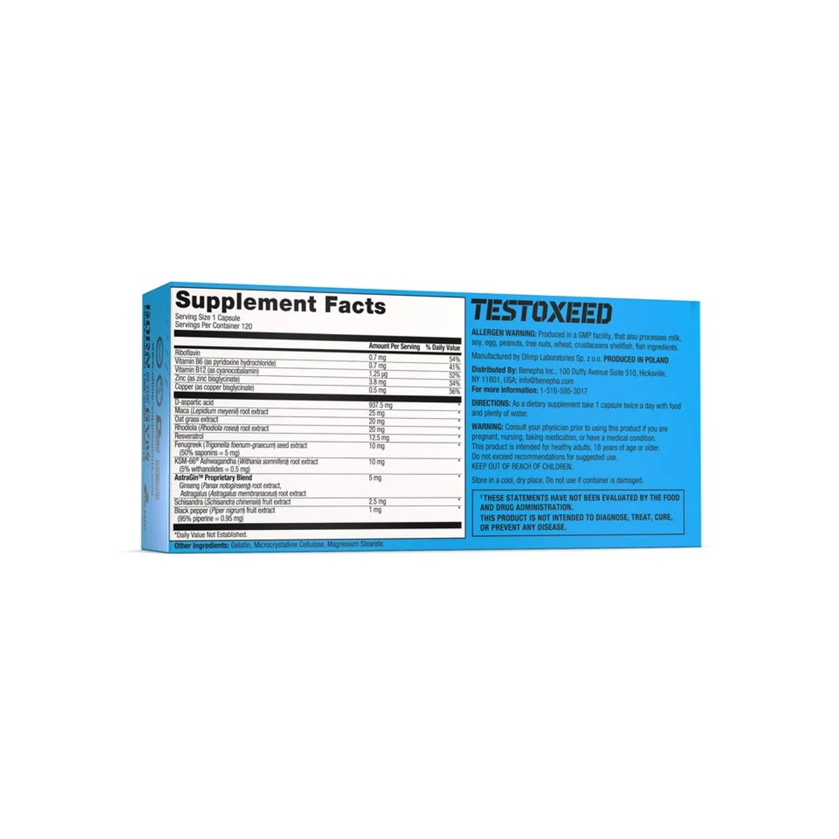 Olimp Testoxeed 120 capsules 2