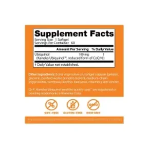 Doctor's Best Ubiquinol with Kaneka 100mg 60 softgel 2