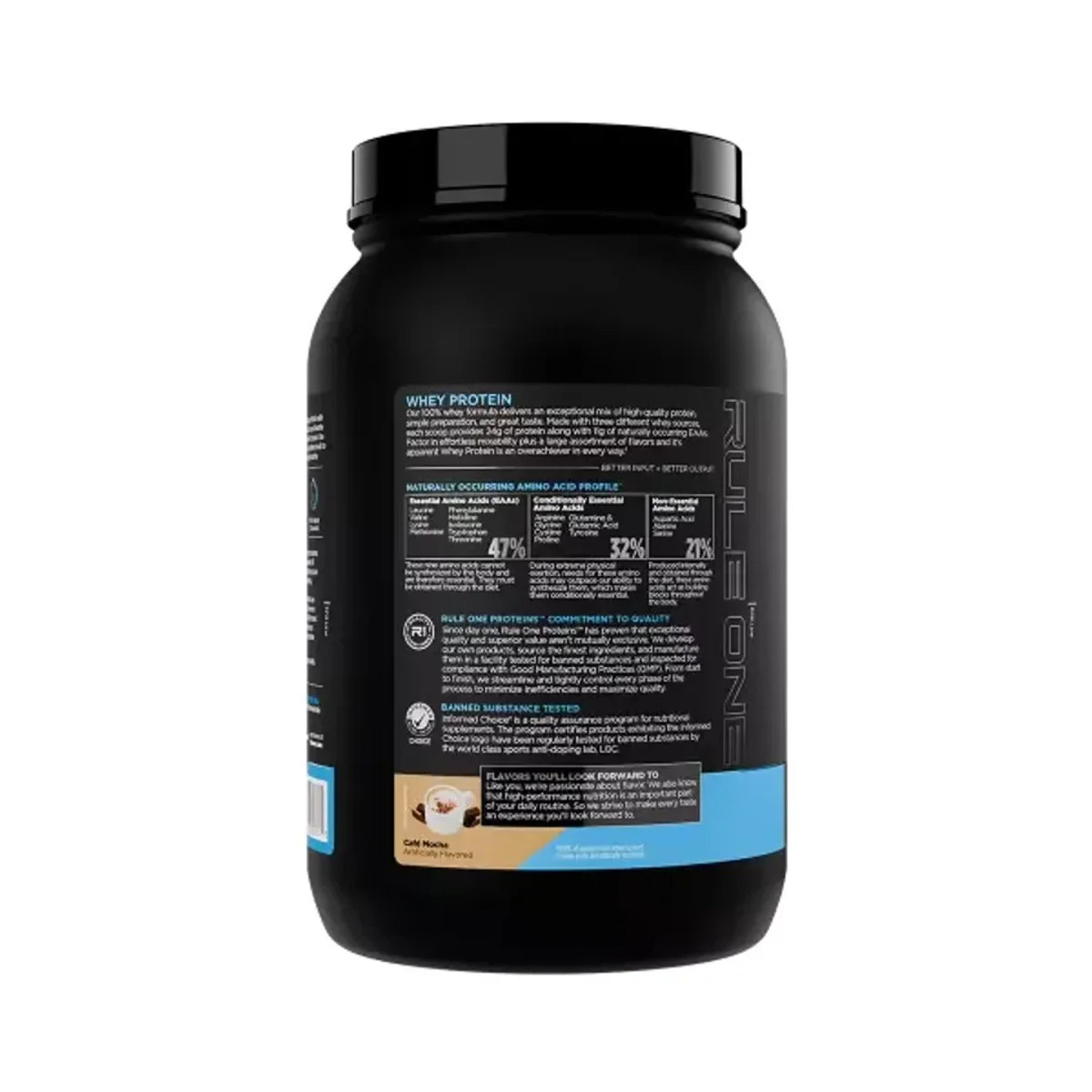 Rule 1 Whey Protein 918g Cafe Mocha 3