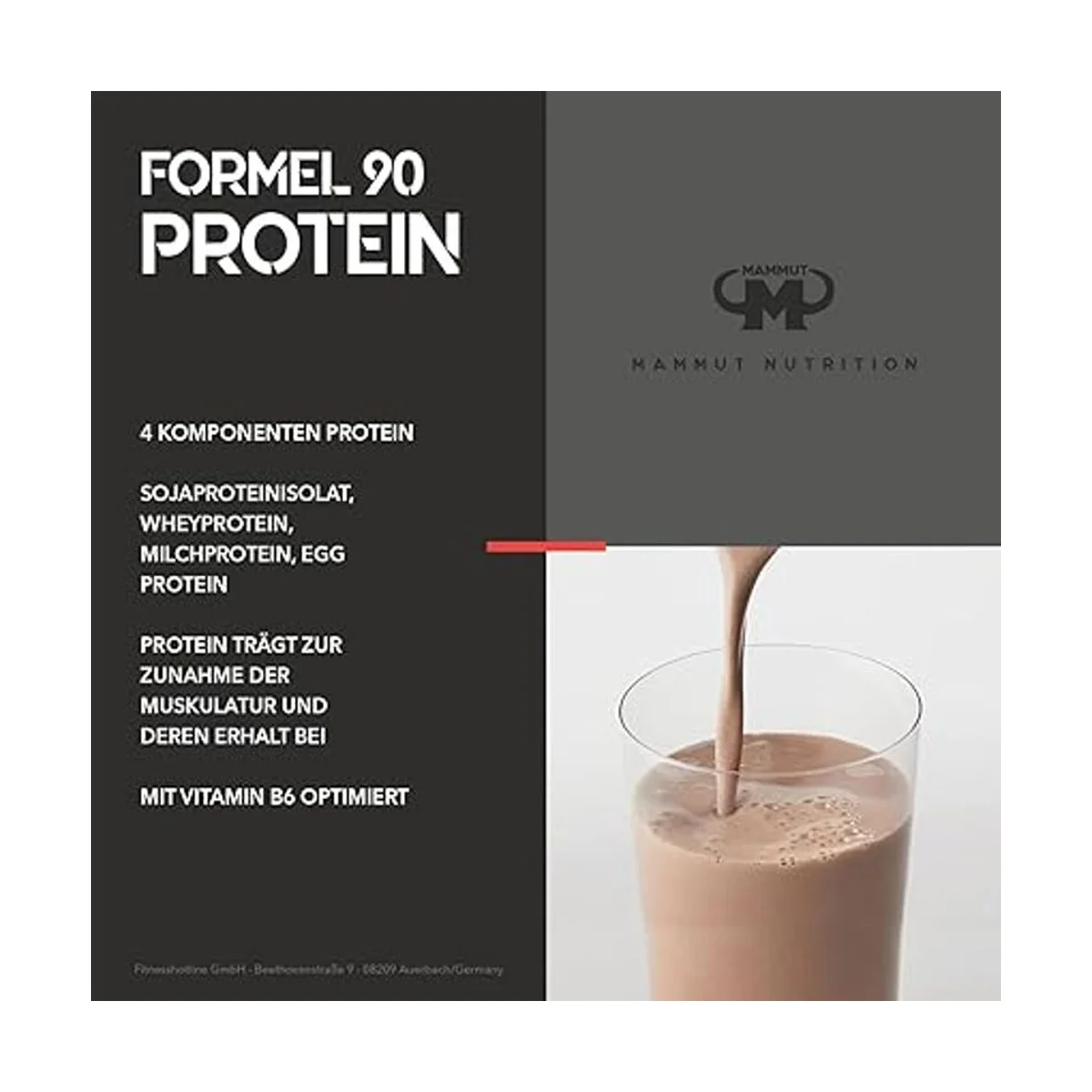 Mammut Formel 90 Protein Chocolate 460g 2