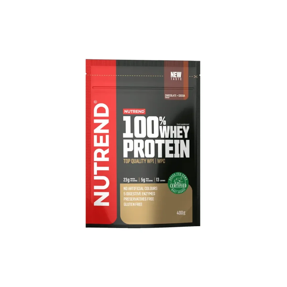 Nutrend Whey Protein 100% 400g Chocolate +Cacao