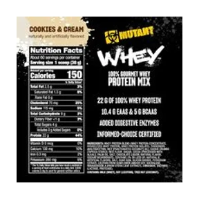 Mutant Whey Cookies N Cream 2270g 2