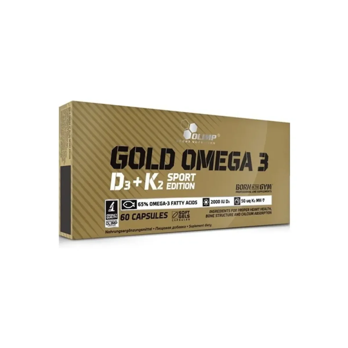 Olimp Gold Omega 3 D3+K2 Sport Edition 60 capsule