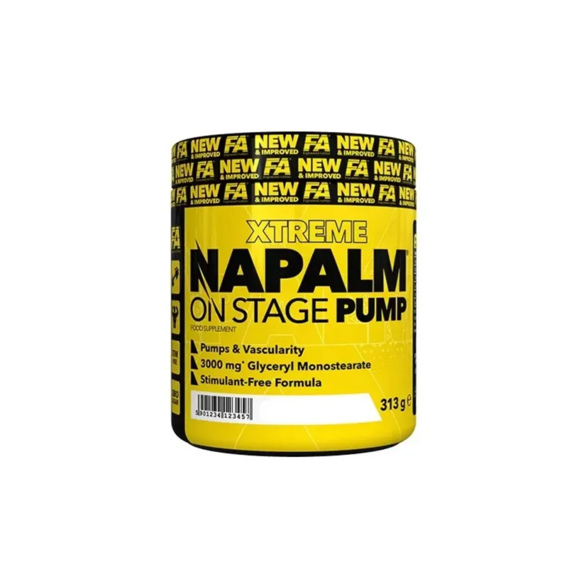 Fa Napalm On Stage Pump Stim Free 313g Mango Lemon