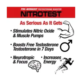 MuscleMeds Nitrotest Blue Raspberry 30 serviri 3