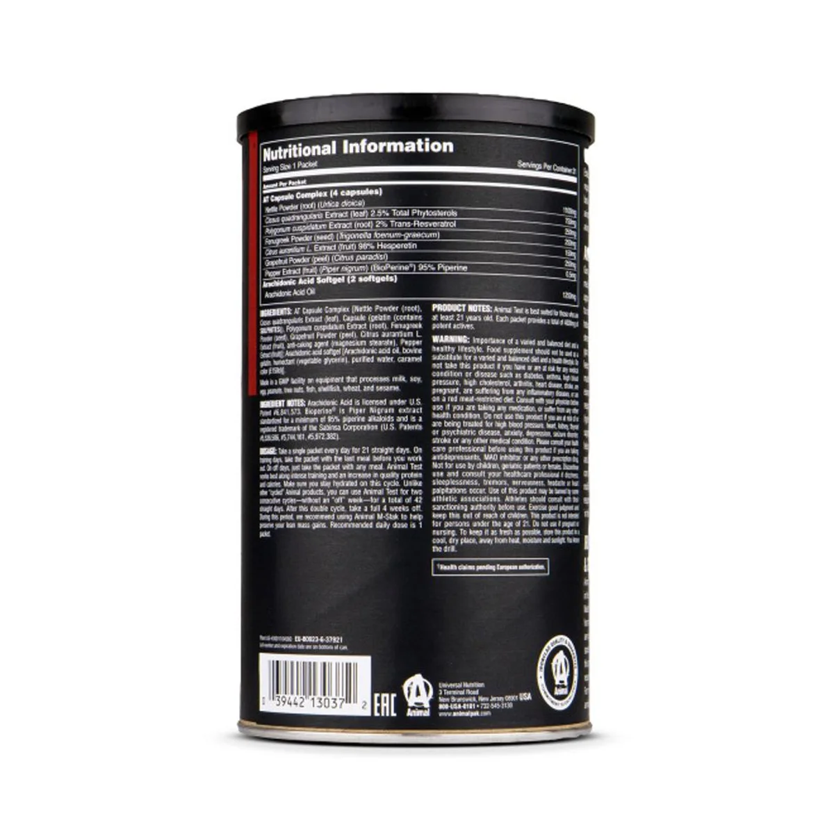 Universal Nutrition Animal Advanced Test 21 pachete 2