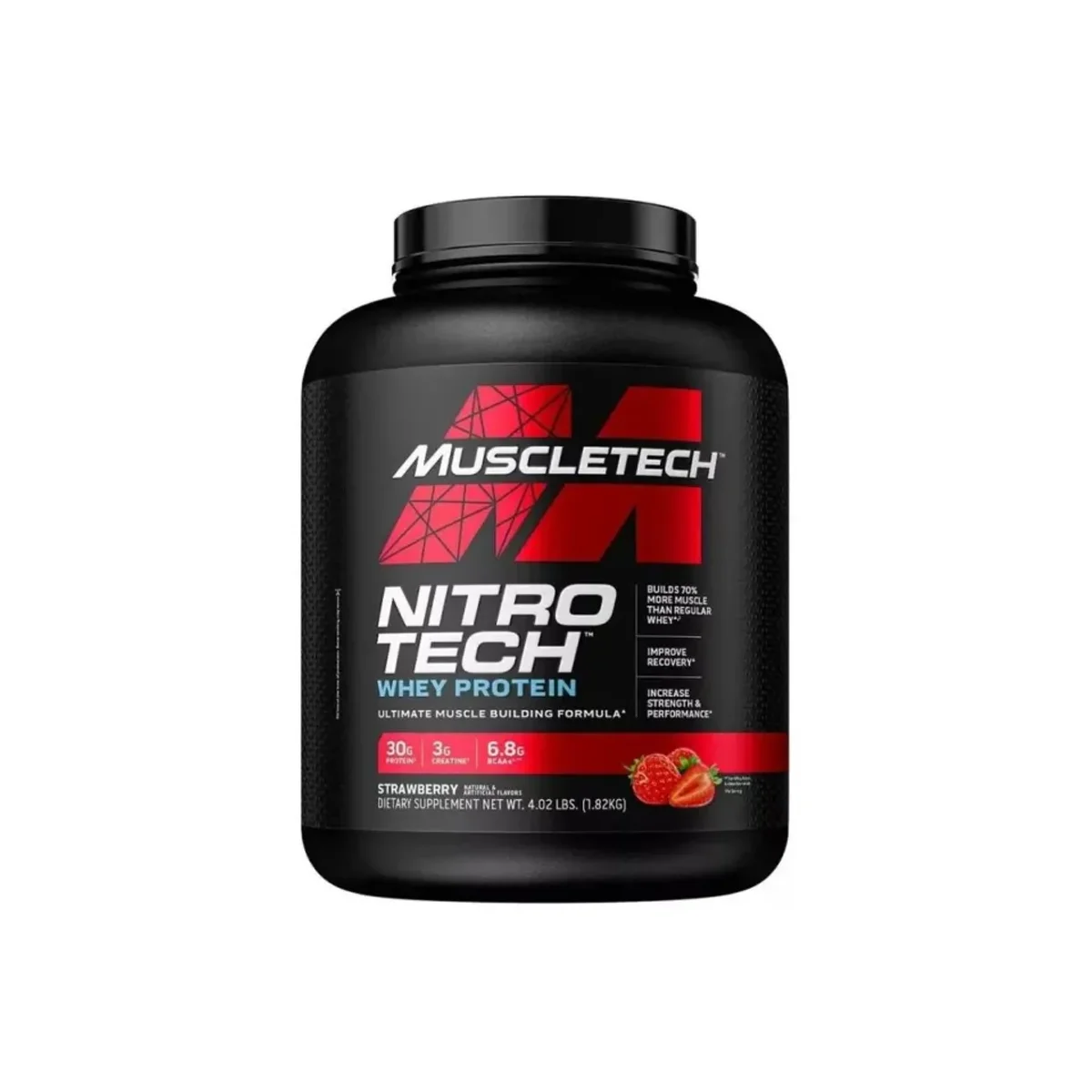 MuscleTech Nitro Tech Whey Protein 1,8kg Strawberry 1