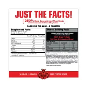 MuscleMeds Carnivor Vanila Caramel 28 serviri 2