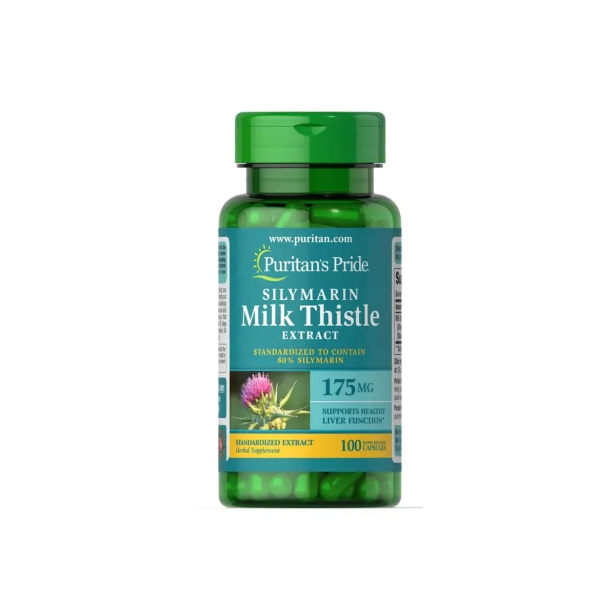 Puritan's Pride Silymarin Milk Thistle 175mg 100 capsule