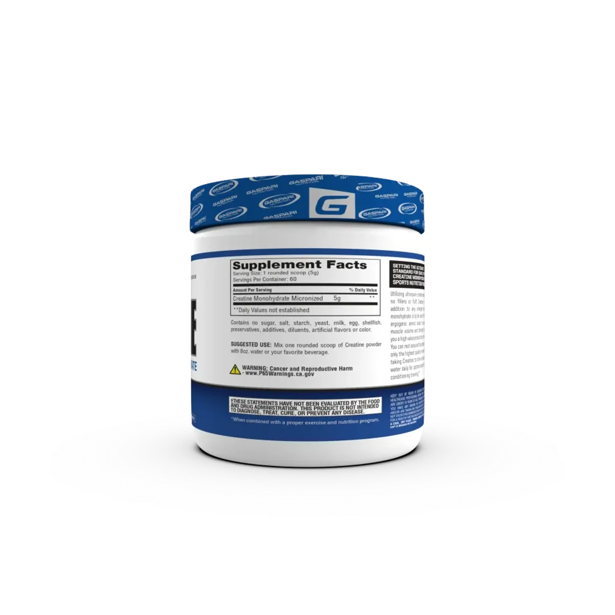 Gaspari Creatine Monohidrat 300g Unflavoured 2
