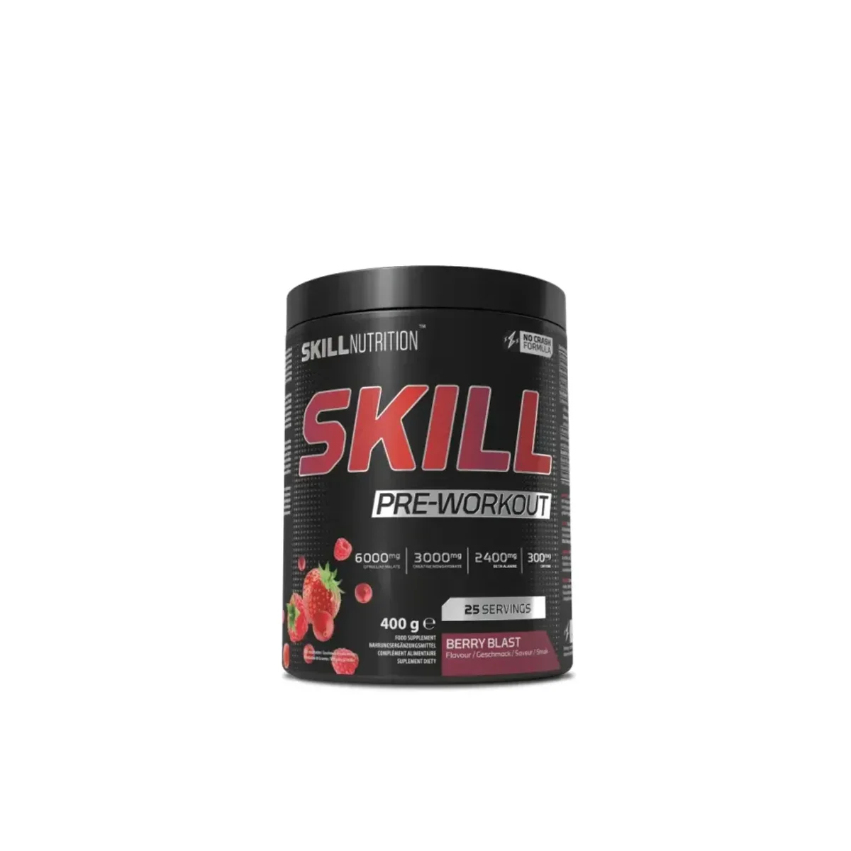 Skill Nutrition Pre-workout Berry Blast 400g