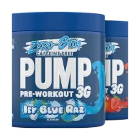 Applied Nutrition Pump 3G Pre-workout Zero Stim Icy Blue Raz 375g 3