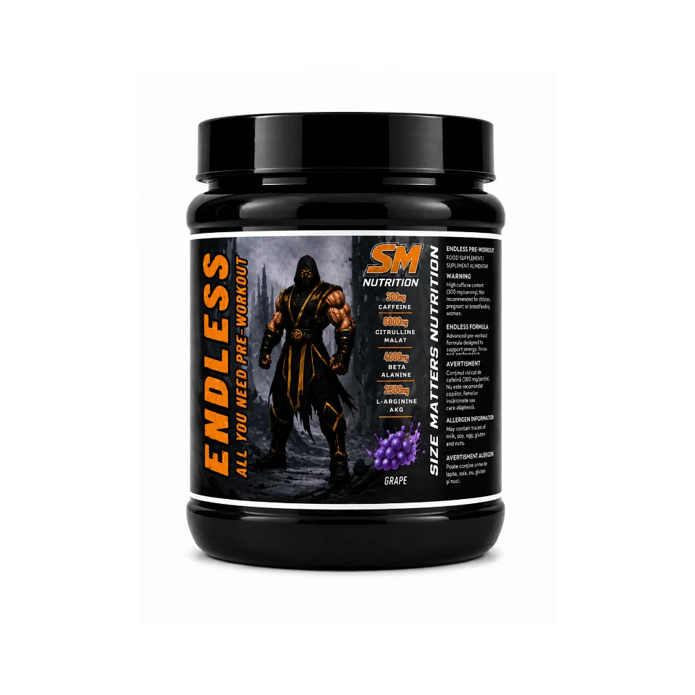 SM Nutrition Endless Pre-workout 450g Grape