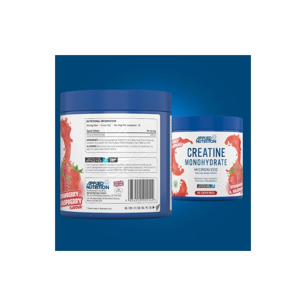 Applied Nutrition Creatine Monohydrate Strawberry + Raspberry 250g 3