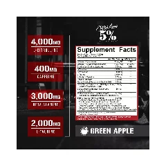 5% Nutrition 5150 Legendary Pre-workout Green Apple 372g 2